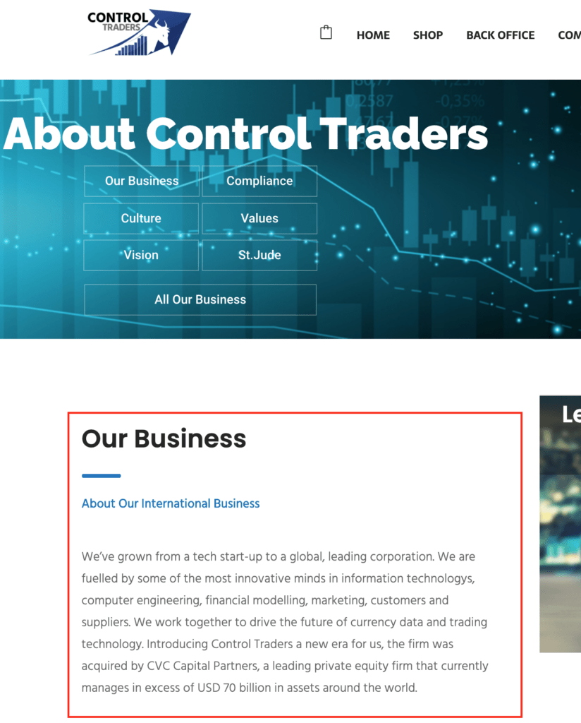Control Traders About Us