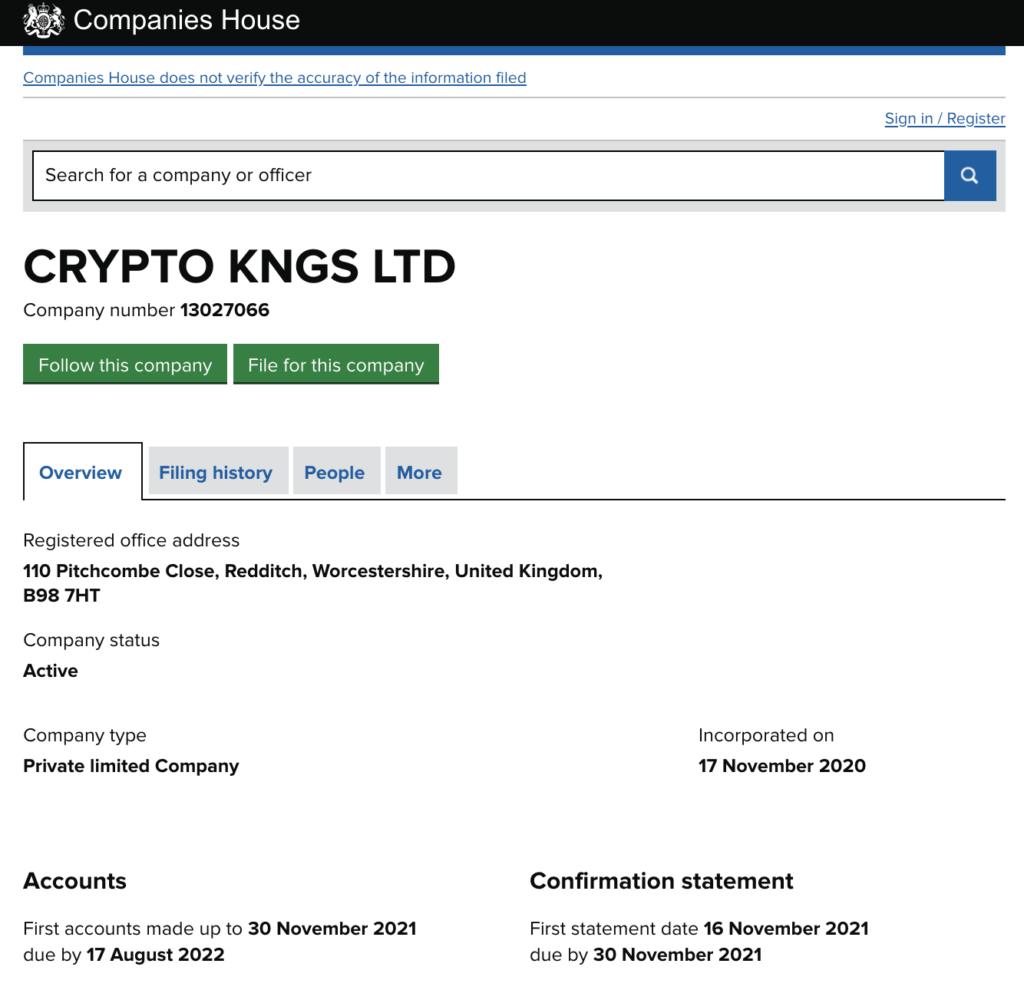 cryptoKingdom registration