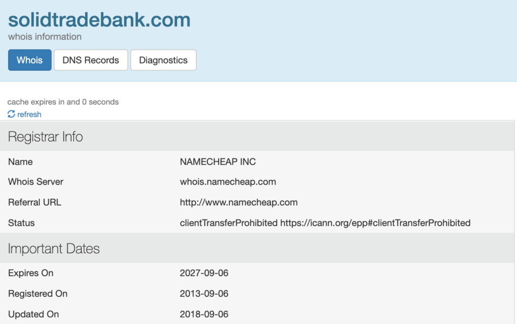 solidtradebank.com domain